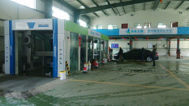 China Fast Conveynor Express Car Wash Tunnel / Automatic Car Wash System TP -1201 supplier
